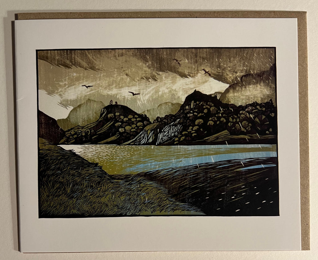 A Soft Day on Llyn Gwynant