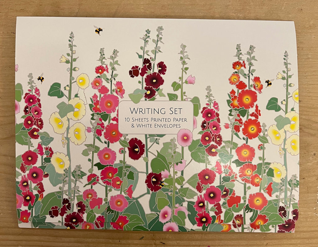 Hollyhocks - Writing Set