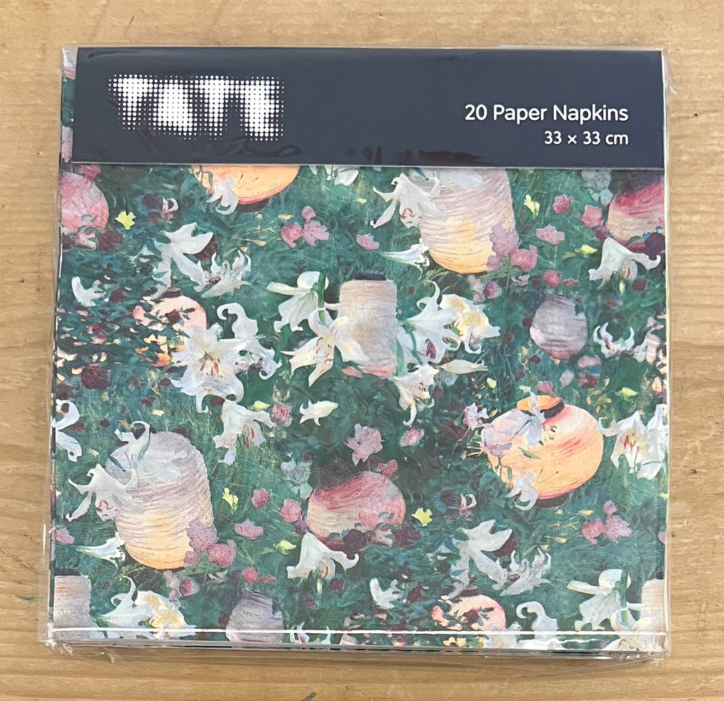 Carnation, Lily, Lily , Rose - 20 Napkins