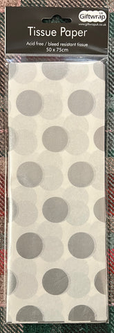 Silver Spots - Tissue Paper