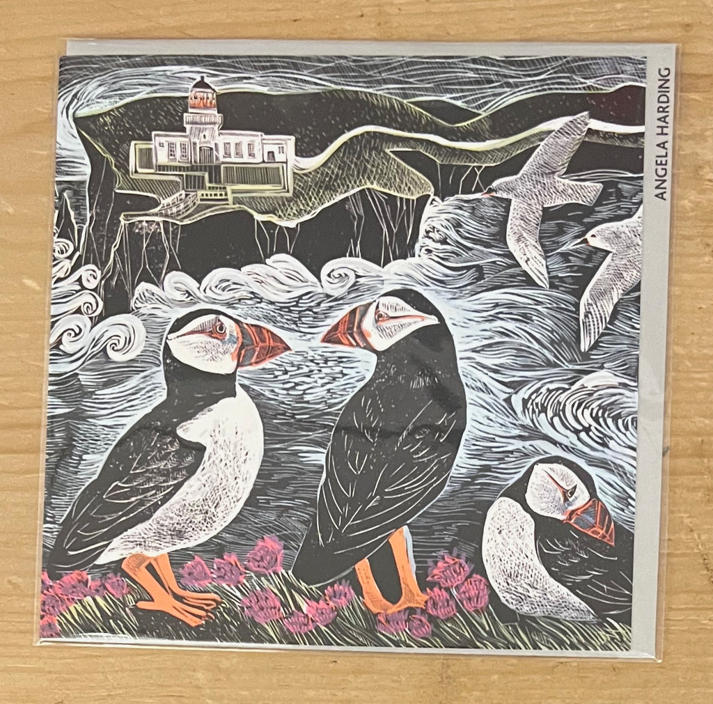 Fair Isle Puffins at the North Lighthouse