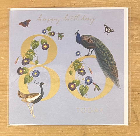 80 - Common Peafowl and Lesser Florican