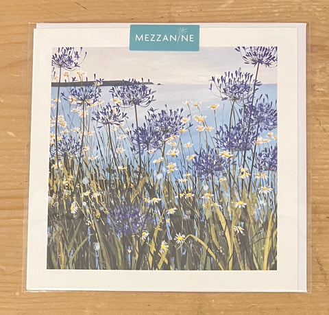 Daisies and Agapanthus