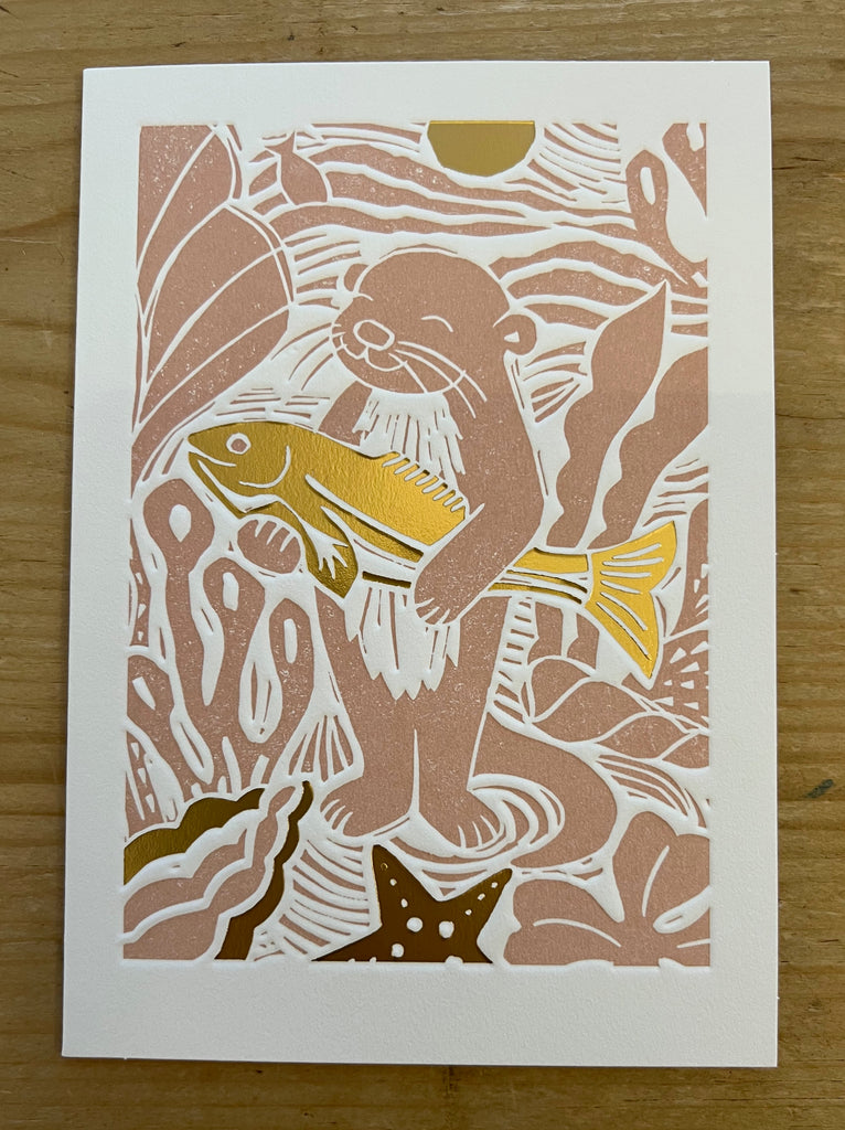 Otter & Fish