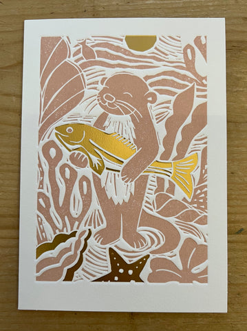 Otter & Fish