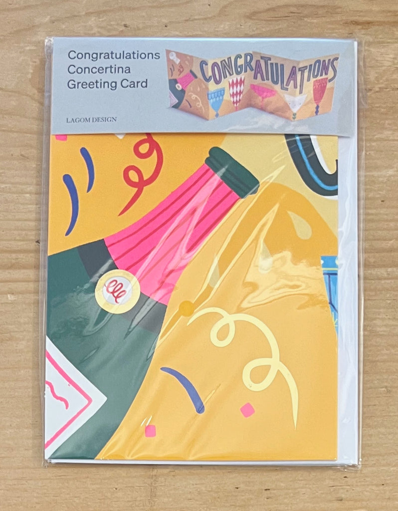 Congratulations Concertina Card