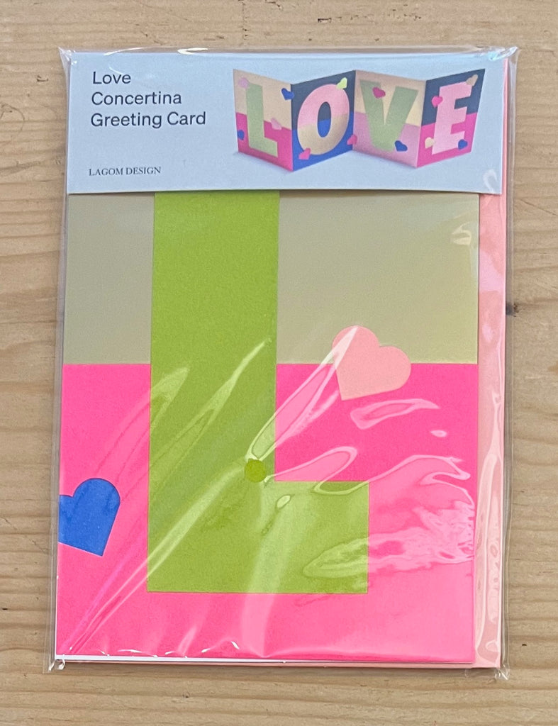 LOVE Concertina Card