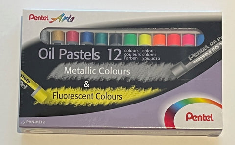 Metallic OIl Pastels - 12 colours