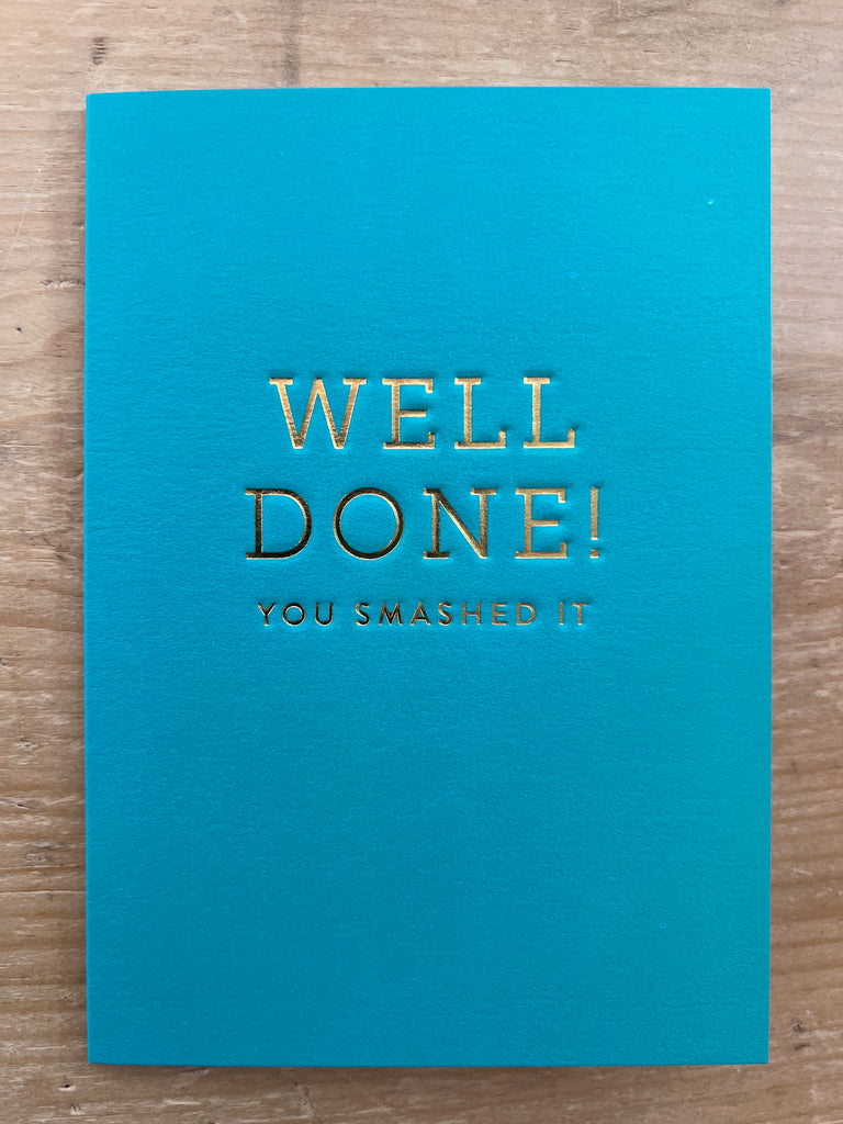 You Smashed It!