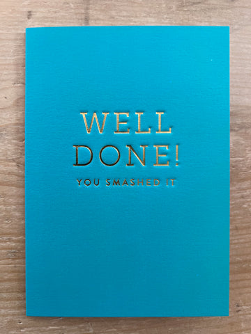 You Smashed It!