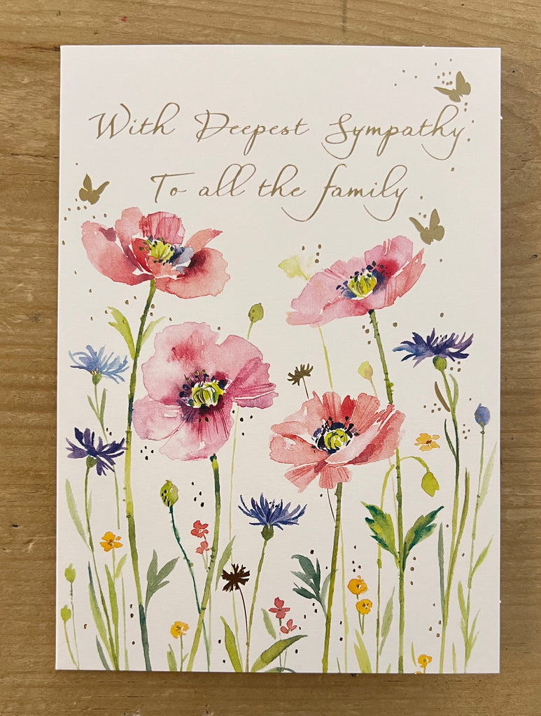 Sympathy - Poppies