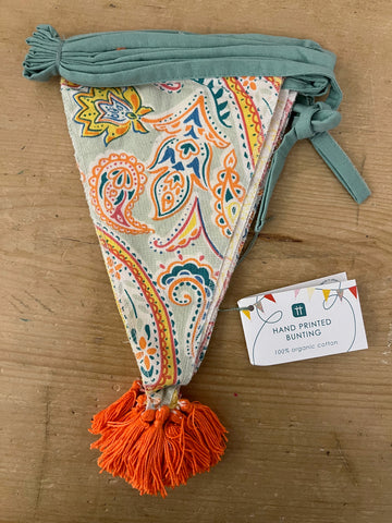 3m of Fabric Bunting- - Paisley