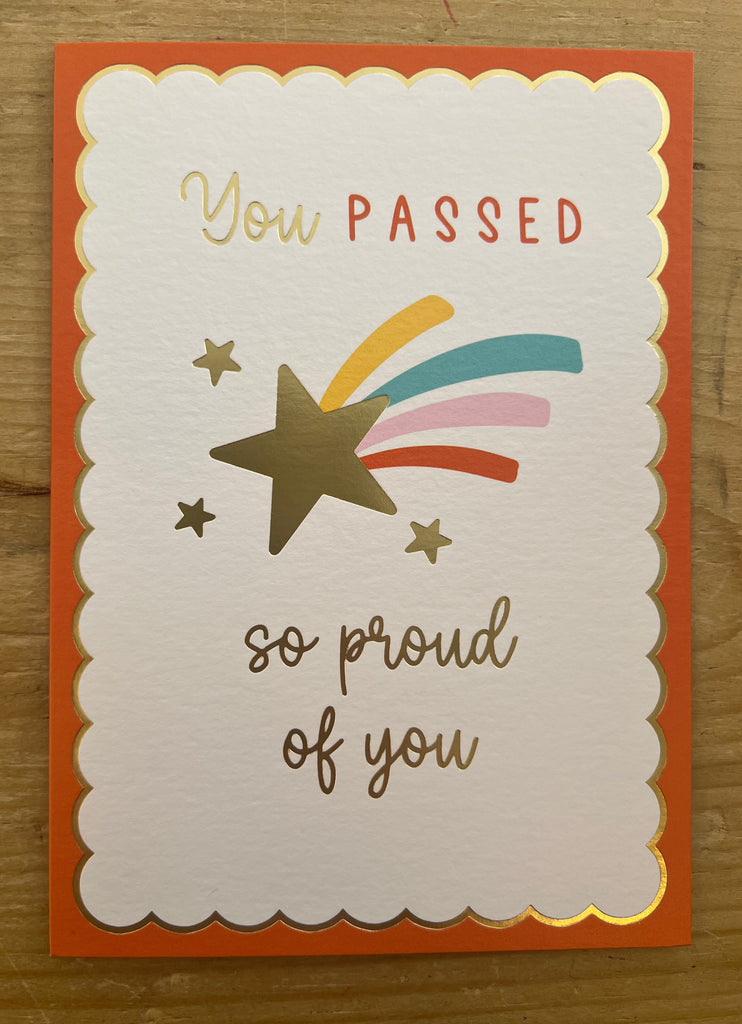 You Passed - So Proud