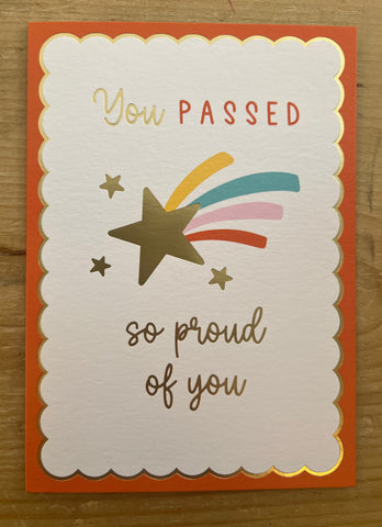 You Passed - So Proud