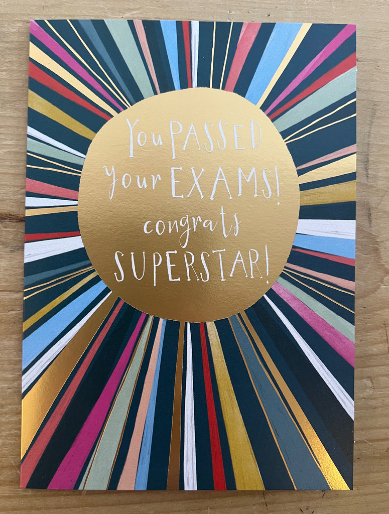 You Passed your Exams