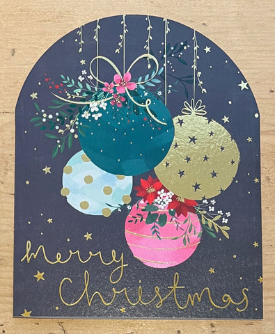 Baubles Arch Card