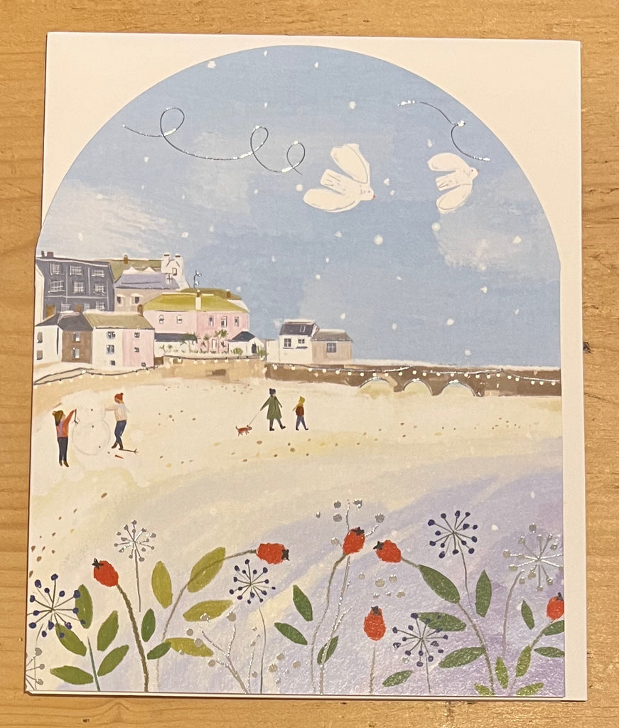 Beach Arch Card - Christmas