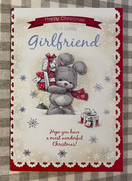 Happy Christmas Card - Girlfriend