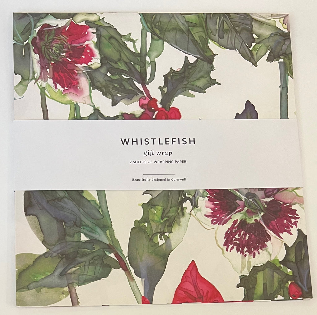 Poinsettia - Flat Gift Wrap