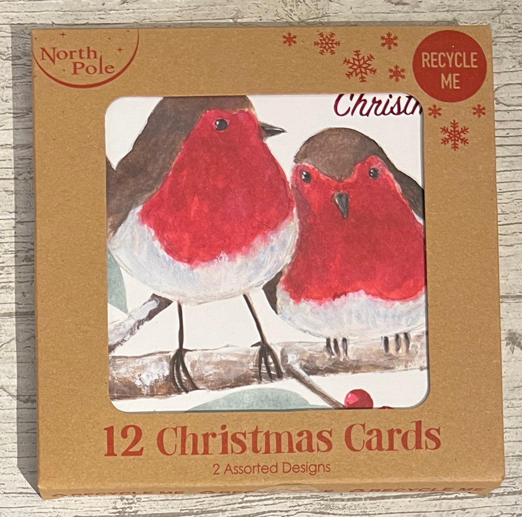 Christmas Cards - Robin White Kraft