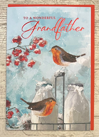 Wonderful Grandfather - Milk Bottle Robins