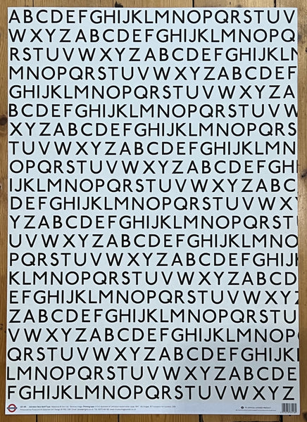 Johnston San Serif Type - Double Gift Wrap