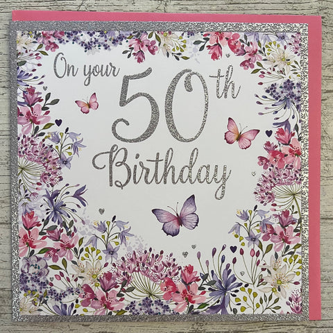 On your 50th - Butterflies