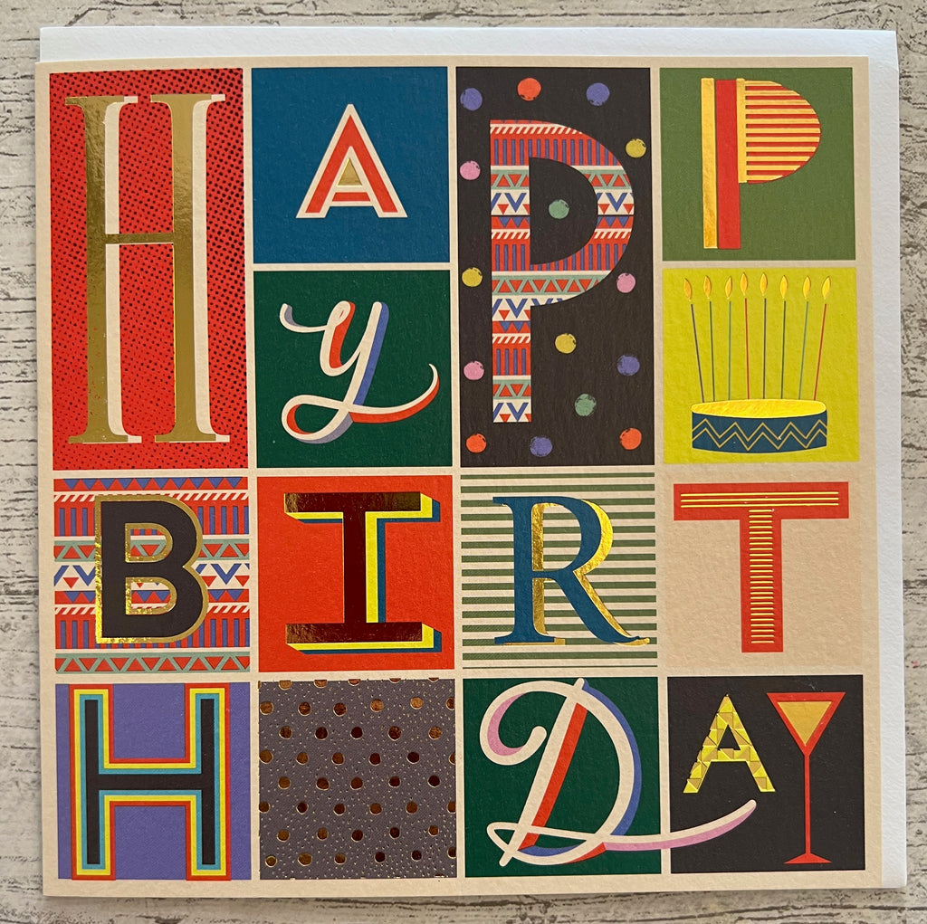 Birthday Typeography