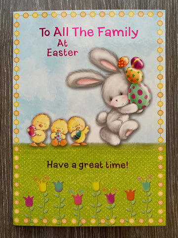To All the Family at Easter