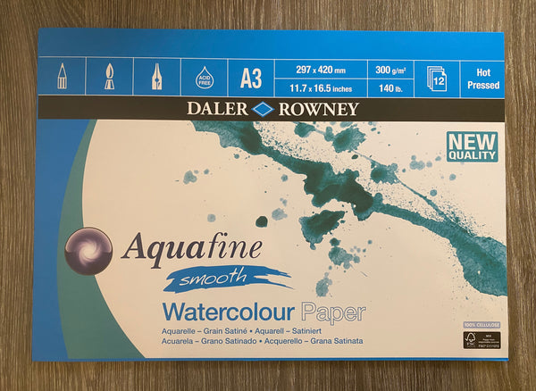 Aquafine Smooth Watercolour Paper