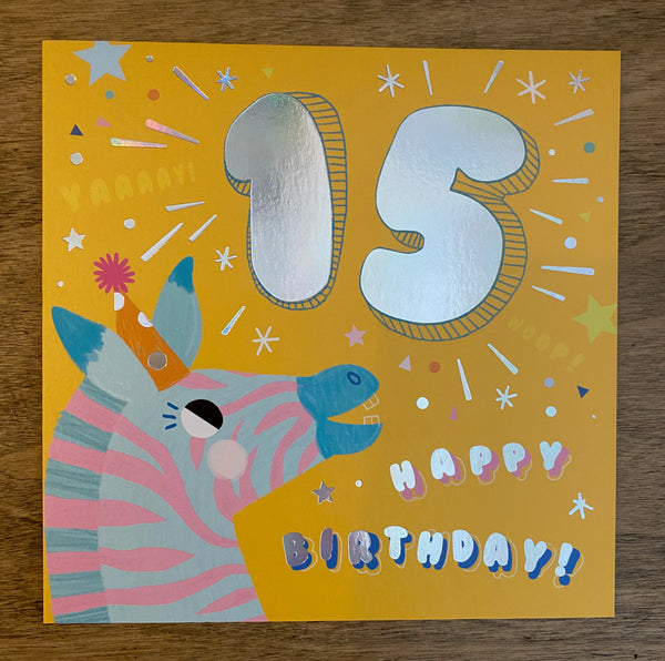 Teenage Birthday Age Cards