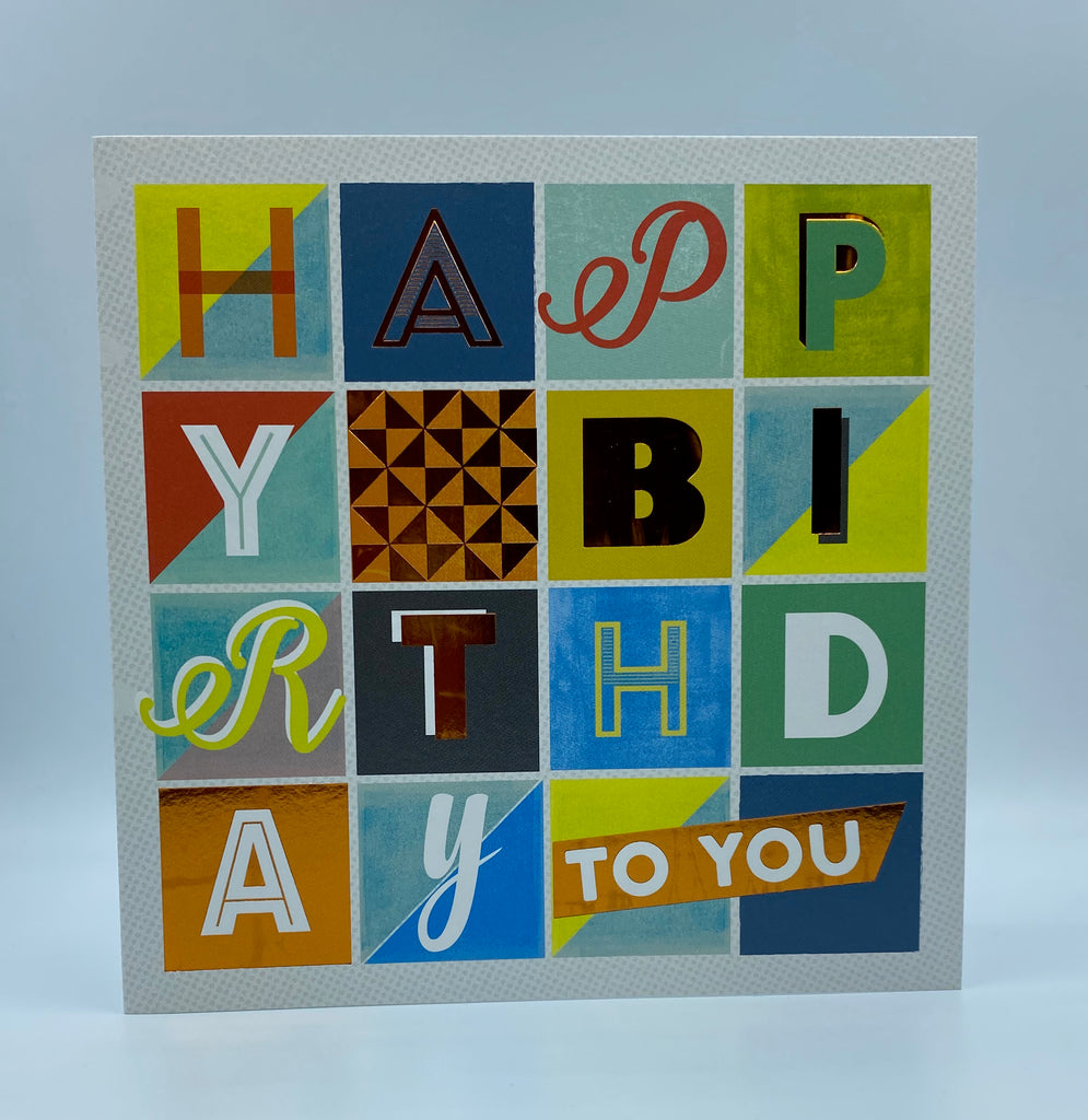 Typography - Birthday