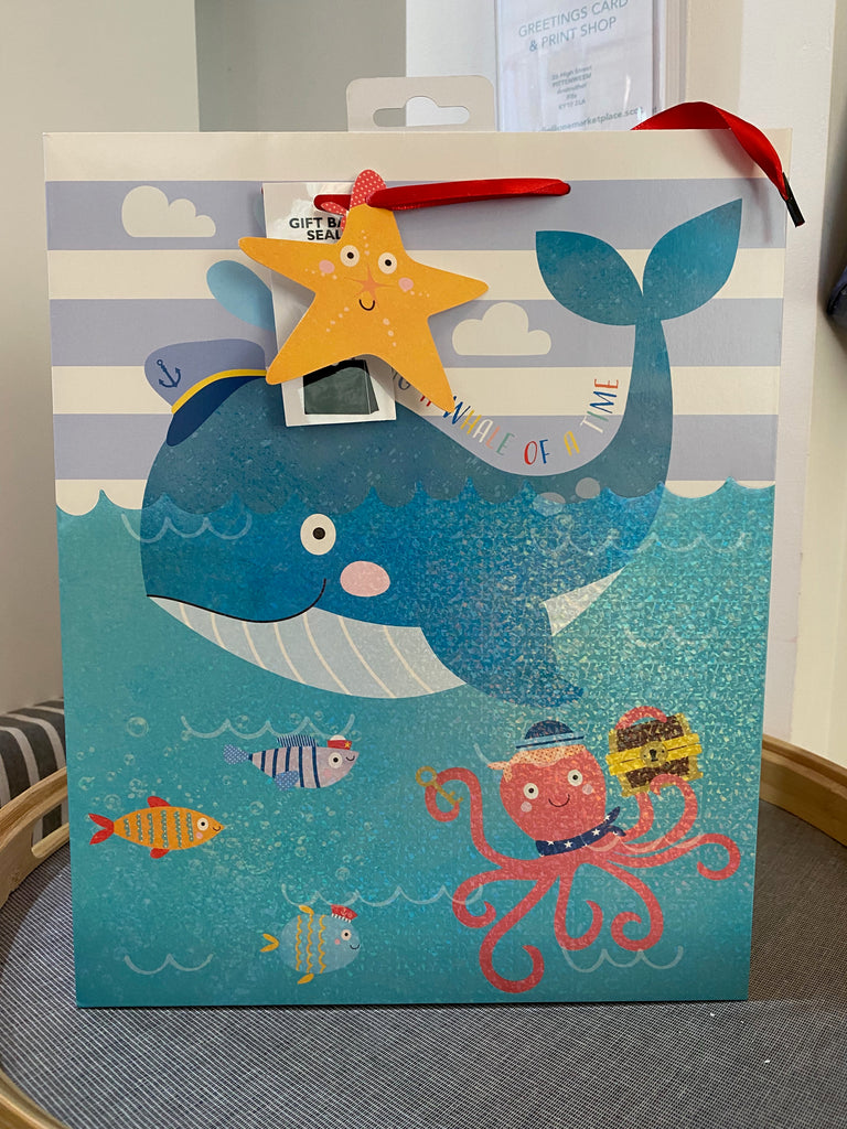 Whale Gift Bag - Large