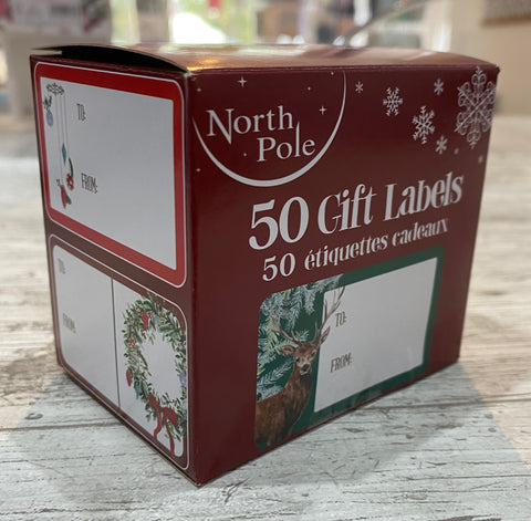 50 Gift Labels