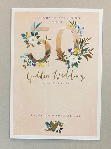 Your 50th Golden Wedding Anniversary