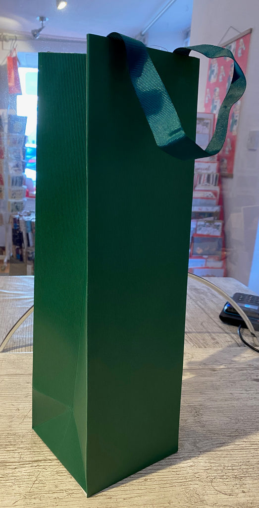 Green Bottle Gift Bag