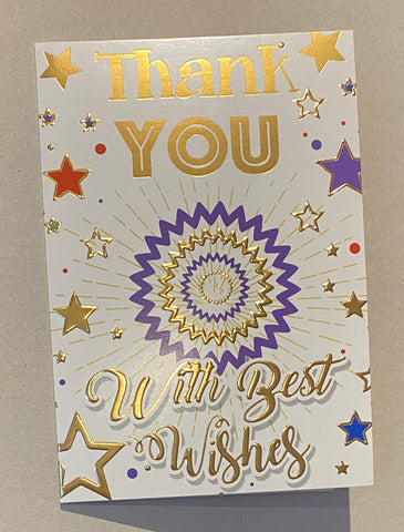 Thank You with Best Wishes = Star