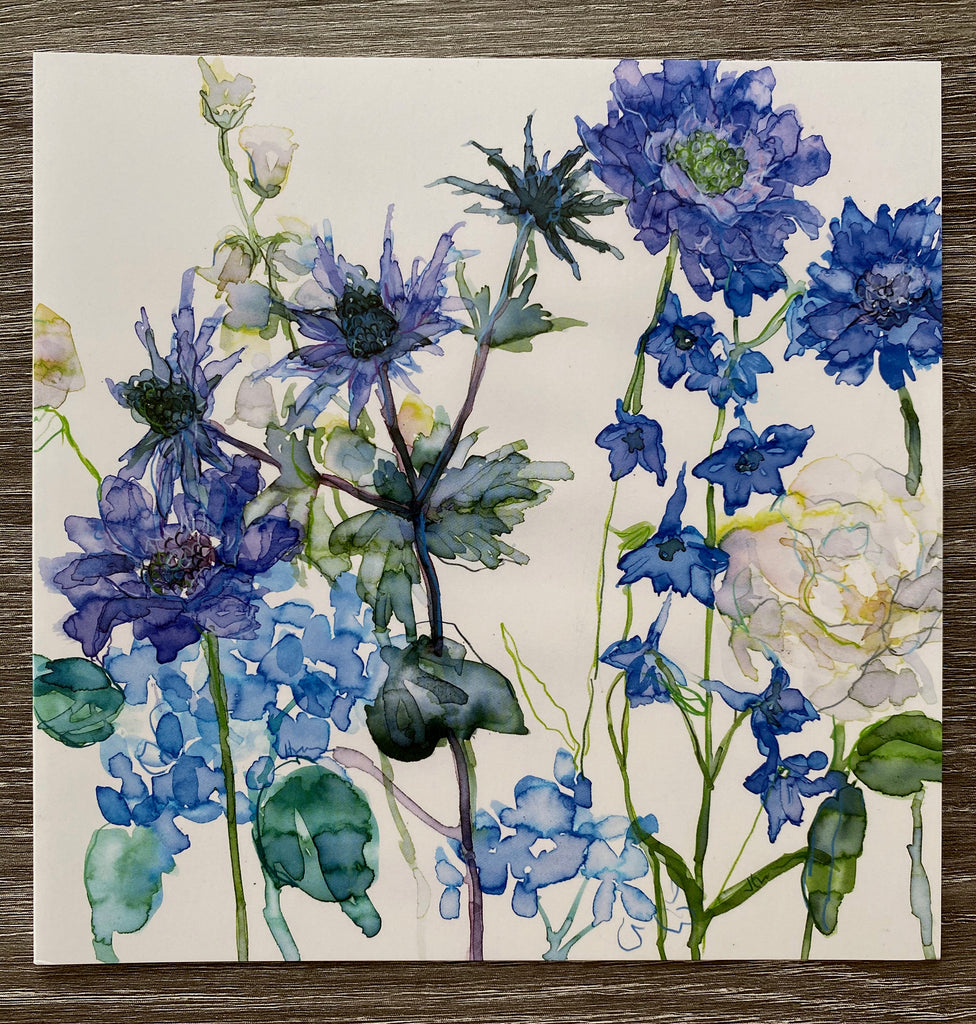 Sea Holly & Larkspur