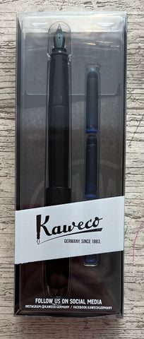 KAWECO Perkeo Fountain Pen Pack - All Black