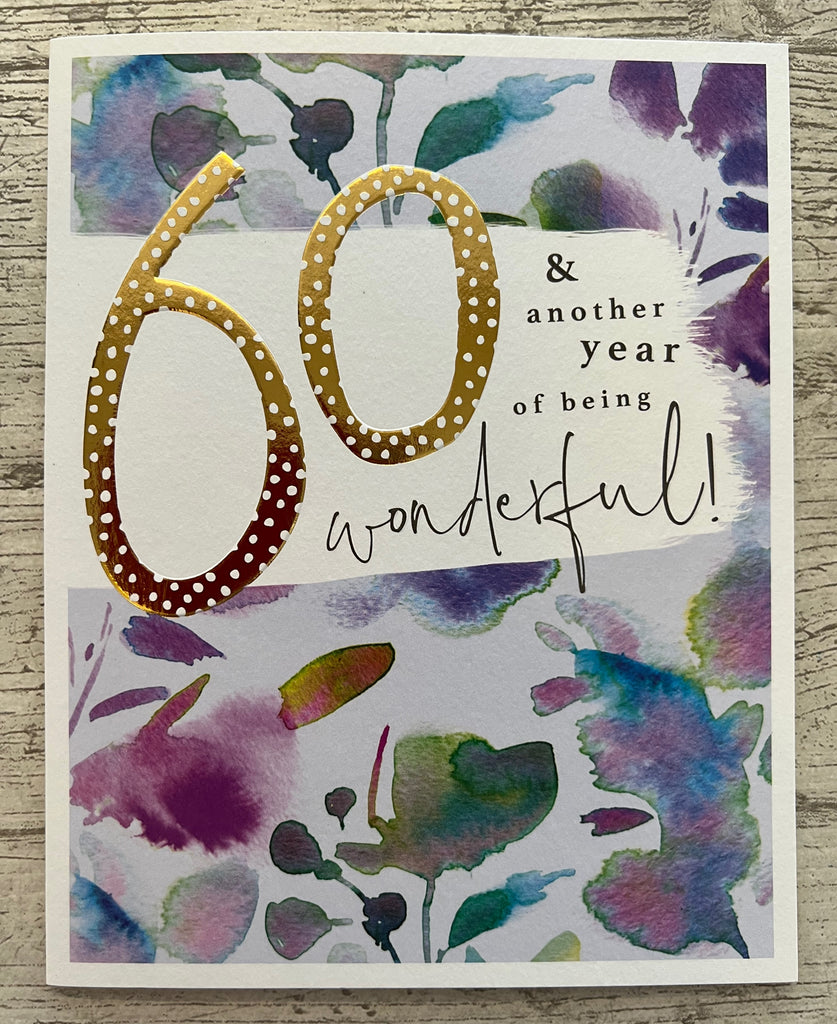 60 - Another Year of being Wonderful!