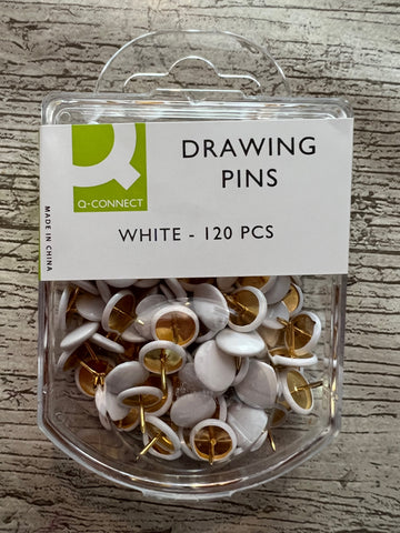 Drawing Pins - WHITE