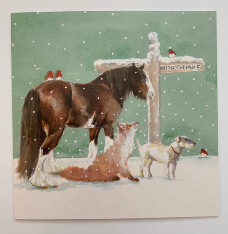 Christmas Cards - Horses