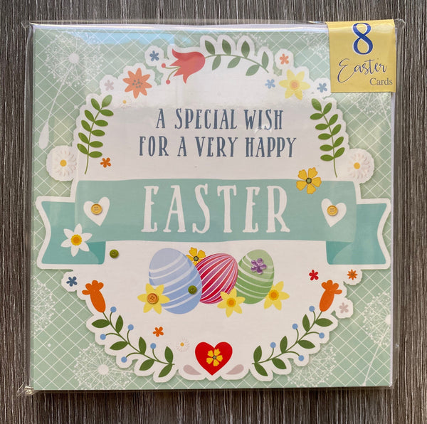 Cute/Modern Easter Cards - Set of 8