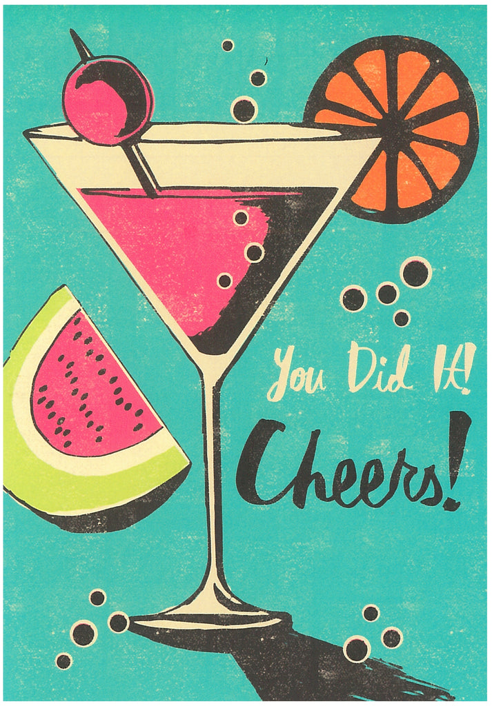 You Did It! Cheers!